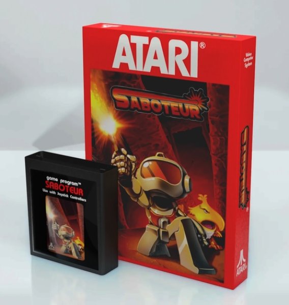 画像1: Atari XPゲームカートリッジ「Saboteur」限定版特急便 (1)