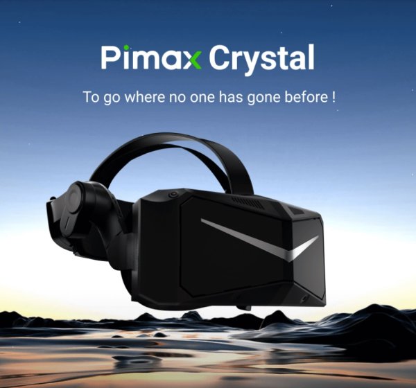 画像1: ハイブリッドVRヘッドセット「Pimax Crystal」オールインセット (1)