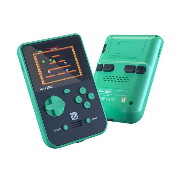 画像1: インベーダーゲーム公式小型縦型携帯レトロゲーム機「HyperMegaTech Super Pocket」お得価格 (1)