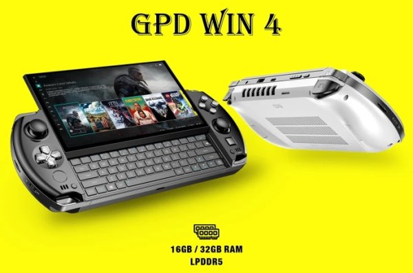 画像1: ゲーミング携帯WindowsPC「GPD WIN 4 2024」R5-8640/16/512GB特急価格 (1)
