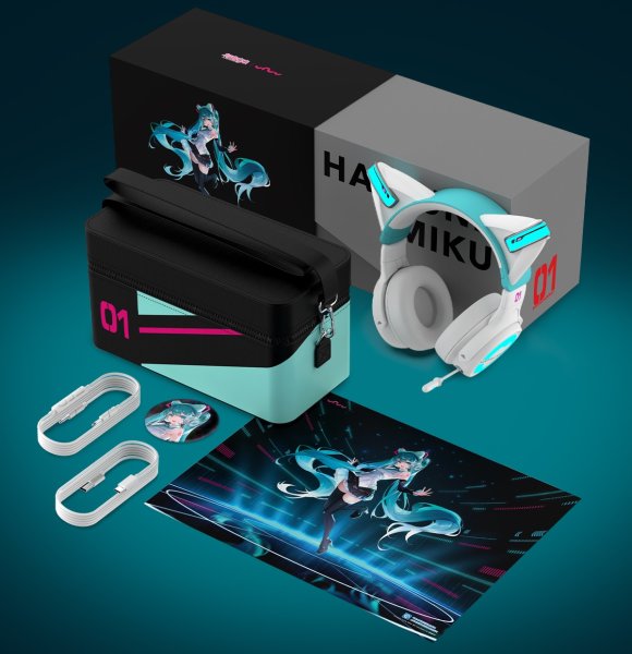 画像2: YOWU猫耳ヘッドホン初音ミクNX特急価格 (2)