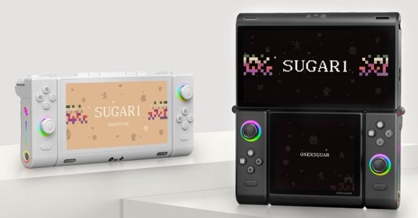 画像1: 2画面Andorid携帯ゲーム機「ONEXSUGAR SUGAR 1」特急価格 (1)
