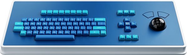 画像1: トラックボール搭載レイアウト変更可能レトロキーボード「MDR Dasher Keyboard」特急価格 (1)