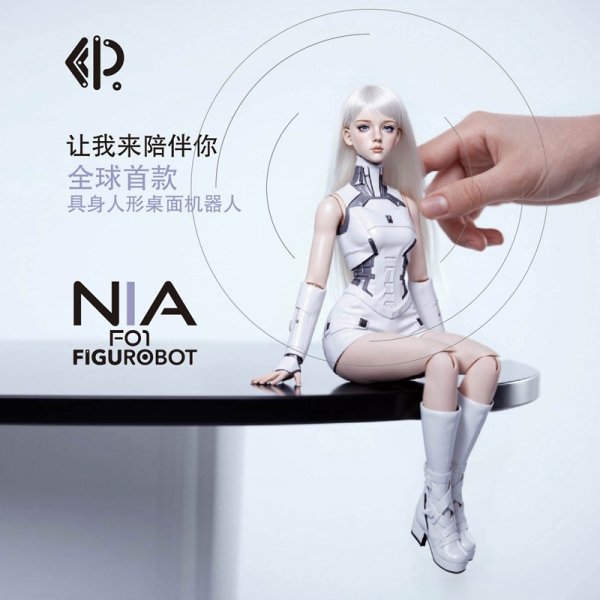 画像1: AI搭載ドール型ヒューマノイドロボット「NIA-F01日本語対応版」お得価格 (1)