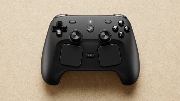 画像1: 据置型ゲーミングPC「Steam Machine（スチームマシン）」別売オプションコントローラ「Steam Controller」（納期：2027年以降） (1)