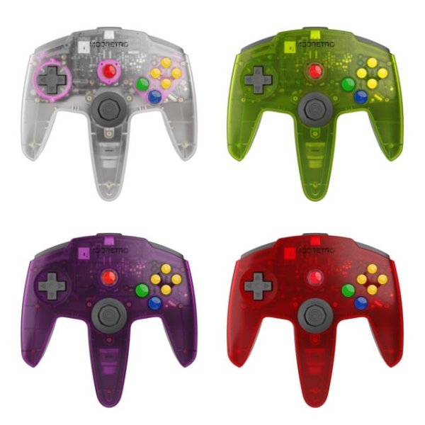 画像1: NINTENDO64互換機「ModRetro M64」用別売オプション「M64 PRO コントローラ」（本体含まず） (1)