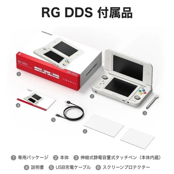 画像4: 2画面携帯ゲーム機「Anbernic RG DDS日本語対応版」8/128赤字価格 (4)