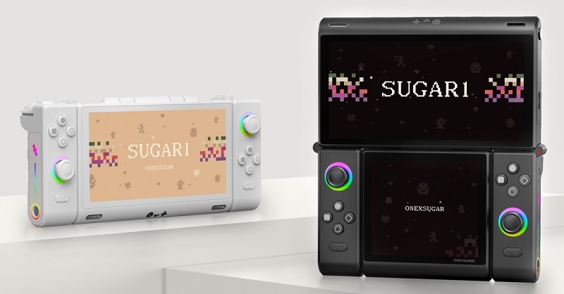 トランスフォーマーする2画面Andorid携帯ゲーム機「ONEXSUGAR SUGAR 1」輸入販売