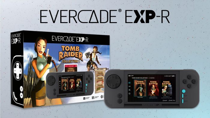 カートリッジ式の携帯型レトロゲーム機「Evercade EXP」今年登場